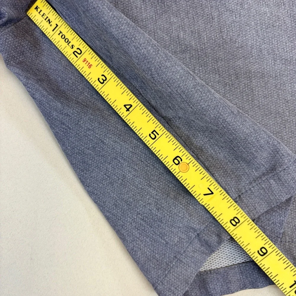 Nike Golf Shorts Mens 38 Blue Grey AJ5495-015 Dri-FIT Flat Front Athletic Casual